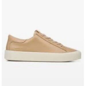 Vince Gabi Tan Leather Sneakers